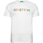 Miesten Valkoiset Koon M Lyhythihaiset United Colors of Benetton Lyhythihaiset t-paidat 