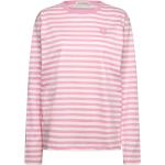 Tasaraita Relaxed Ls Tops T-shirts & Tops Long-sleeved Pink Marimekko