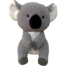 Teddy Bear - Koala In Knitwear Toys Soft Toys Teddy Bears Harmaa Magni Toys