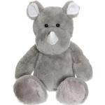 Teddy Wild Rhinoceros Toys Soft Toys Stuffed Animals Harmaa Teddykompaniet