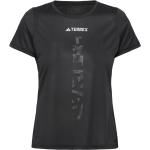 Terrex Agravic Trail Running T-Shirt Sport T-shirts & Tops Short-sleeved Black Adidas Terrex