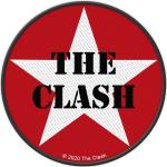 The Clash Kangasmerkki - Military Logo - varten Punainen-musta-valkoinen