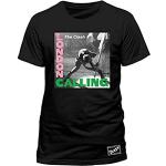 Cid Herren T-Shirt The Clash - London Calling, Gr. X-Large, Schwarz