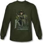 The Hobbit - Mens Kili Long Sleeve Shirt In Military Green, X-Large, Military Green