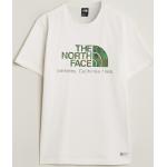 Miesten Valkoiset Koon M Lyhythihaiset The North Face Berkeley O -kaula-aukkoiset Logo-t-paidat 