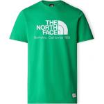 Miesten Smaragdinvihreät Koon S The North Face Berkeley Plus-koon t-paidat 
