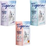 Tigerino Crystals -kissanhiekka 3 eri laatua, 3 x 5 l
