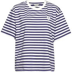 Tildra Tasaraita Unikko T-Shirt T-shirts & Tops Short-sleeved Sininen Marimekko
