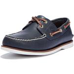 Timberland men's CLS 2-Eye Boad low shoes (Classic 2 Eye) - Blue Md Blue Full Grain, size: 41 EU