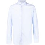 Tintoria Mattei long-sleeve cotton shirt - Blue