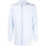 Tintoria Mattei pinstripe-pattern linen shirt - Blue