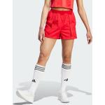 Naisten Punaiset Nyloniset Koon XL adidas Tiro Kestävän muodin Korkeavyötäröiset shortsit alennuksella 