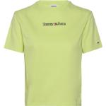 Naisten Keltaiset Lyhythihaiset Tommy Hilfiger Tommy Jeans Lyhythihaiset t-paidat alennuksella 