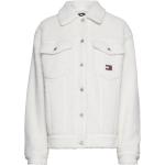 Tjw Sherpa Jacket Outerwear Faux Fur White Tommy Jeans