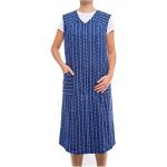 Tobeni Women's Long Cotton Apron Dress with Zip (5703) - Design 34, size: 44