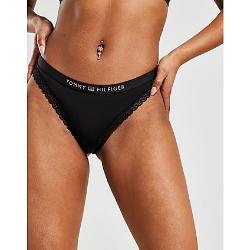 Tommy Hilfiger Lace Thong, Black