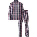 Tommy Hilfiger - Pyjama LS Woven Pyj Set - Sininen - S