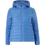 Naisten Siniset Polyesteriset Koon XS Tommy Hilfiger Kestävän muodin Plus-koon hupulliset takit talvikaudelle alennuksella 
