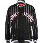 Miesten Mustat Polyesteriset Pitkähihaiset Tommy Hilfiger Tommy Jeans Bombertakit kevätkaudelle 