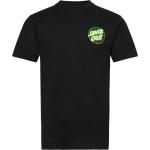 Toxic Skull Tops T-shirts Short-sleeved Black Santa Cruz