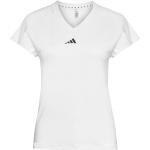 Naisten Valkoiset Koon M Lyhythihaiset adidas Performance V -kaula-aukkoiset V-aukkoiset t-paidat 
