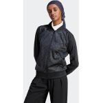 Naisten Mustat Polyesteriset Koon M adidas Trefoil Kestävän muodin Verryttelytakit alennuksella 