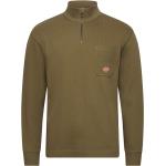 Troyer Sweatshirt Héritage Tops Sweat-shirts & Hoodies Sweat-shirts Khaki Green Armor Lux