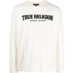 True Religion logo-appliqué cotton T-shirt - Neutrals