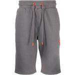 True Religion logo-embroidered cotton-blend track shorts - Grey