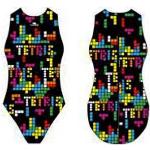 Turbo Tetris Swimsuit Musta M Nainen