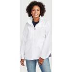Naisten Valkoiset Casual-tyyliset Kankaiset Koon 4 XL Tuulenpitävät Hupulliset Hupulliset takit talvikaudelle alennuksella 