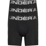 Ua Charged Cotton 6In 3 Pack Bokserit Musta Under Armour