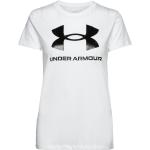 Naisten Valkoiset Sporttiset Koon M Lyhythihaiset Under Armour Logo-t-paidat 