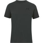 Miesten Mustat Sporttiset Polyesteriset Under Armour O -kaula-aukkoiset Logo-t-paidat 