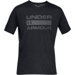 Miesten Mustat Casual-tyyliset Polyesteriset Koon S Under Armour Logo-t-paidat alennuksella 