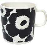 Unikko Mug 4 Dl Home Tableware Cups & Mugs Coffee Cups Black Marimekko Home