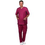 Unisex OP-Trousers / Care Clothing, Medical Wear - bordeaux