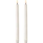 Valkoiset 25 cm Led-kynttilät 