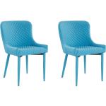 Siniset Modernit Kankaiset Beliani 2 hengen Ruokapöydän tuolit 2 kpl alennuksella 