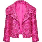 Naisten Vaaleanpunaiset Polyamidista valmistetut Koon M Pitkähihaiset Petite-kokoiset Valentino Garavani Metalliset Bleiserit 