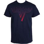 Van Halen Herren Van Halen – Classic Logo Short Sleeve T-Shirt Gr. Small, Blau