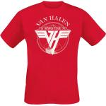 Van Halen T-paita - 1979 Tour - S- XXL - varten Miehet - Punainen