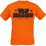 Van Halen T-paita - Tour 1978 - S- XXL - varten Miehet - Oranssi