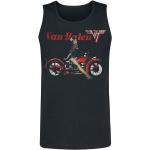 Van Halen Tank-toppi - Pinup Motorcycle - S- 3XL - varten Miehet - Musta