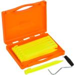 Vango Bolt Plastic Peg Set 12 x 22cm, oranssi/keltainen 2022 Telttakepit