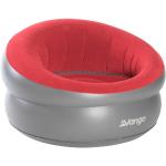Vango - Inflatable Donut Flocked Chair - Retkituoli - harmaa/punainen