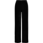Naisten Mustat Samettiset Koon M Mango Leveälahkeiset housut 