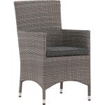 Venture Home - Käsinojalliset tuolit Malin, 2 kpl - Harmaa