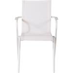 Valkoiset Modernit Metalliset Pinottavat Ruokapöydän tuolit 