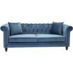 Siniset Modernit Puiset Selkänojalliset 3 hengen 3-istuttavat sohvat 